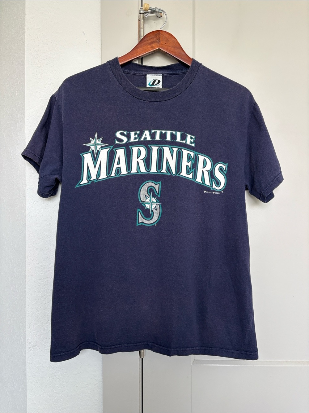 VINTAGE SEATTLE MARINERS BASEBALL GRAPHIC T-SHIRT BLUE MEN’S MEDIUM